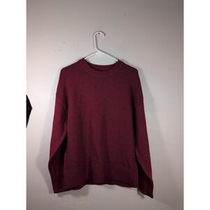Garage Women's Pullover Sweater Long Sleeve Bordeaux Size M